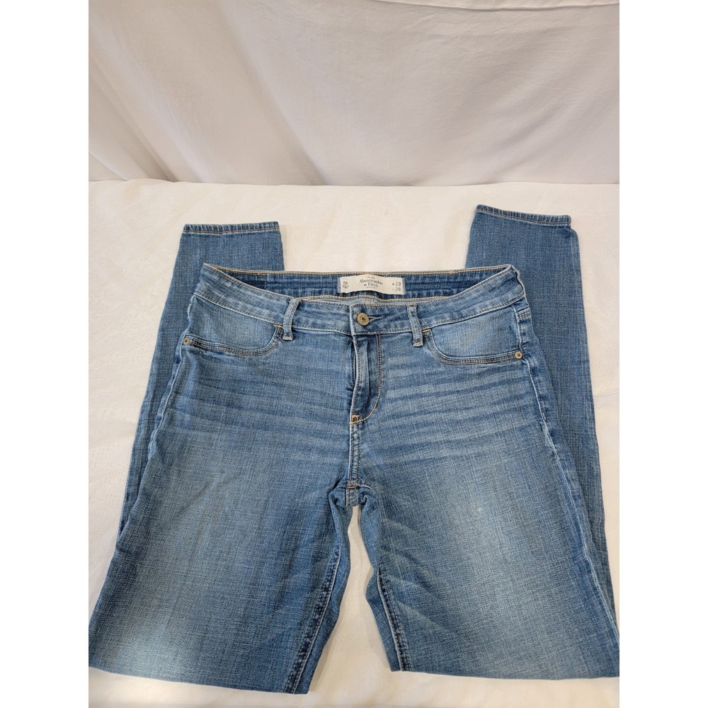 Abercrombie & Fitch Women's Jeans Blue 8R W29 L29 Skinny Stretch Denim